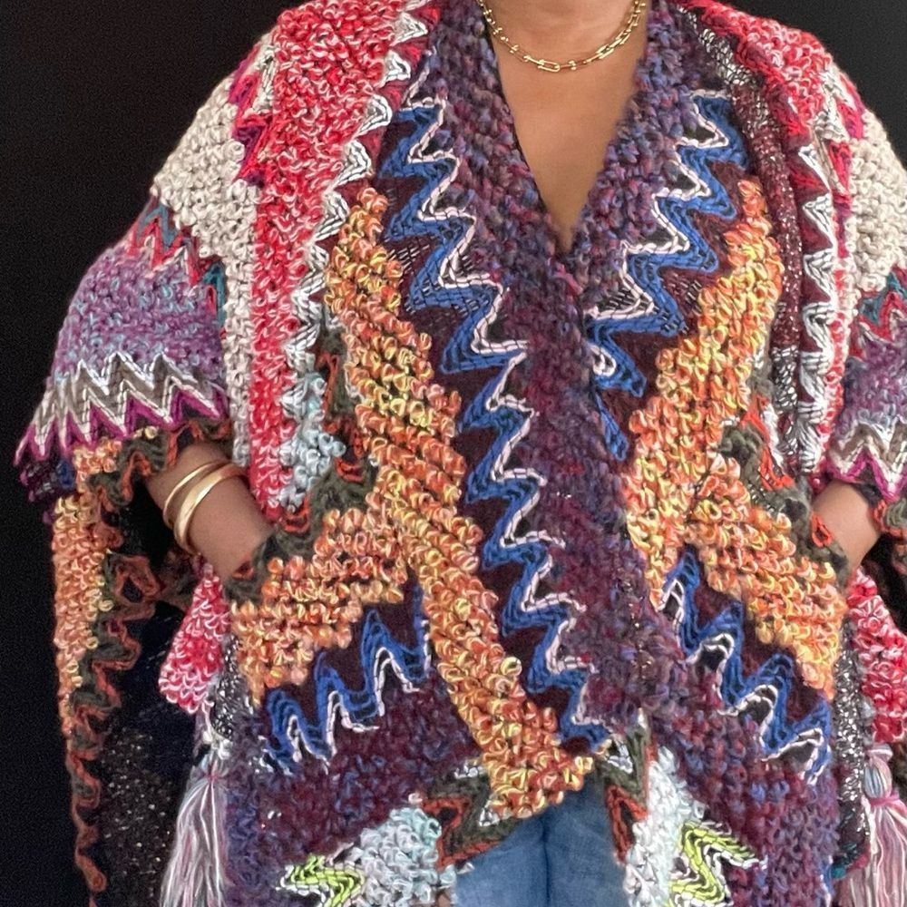 Cape and tassel wraps $20. State your color.